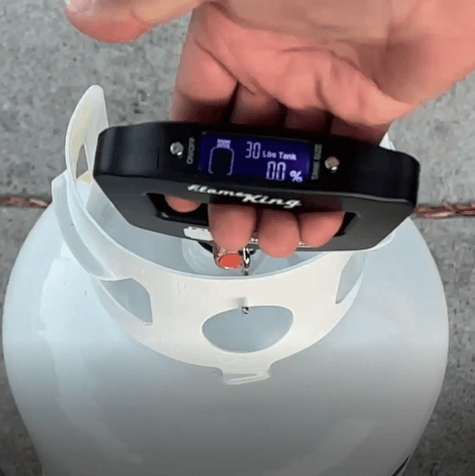 Flame King Electronic Gauge Scale Propane Tanks with Digital Indicator