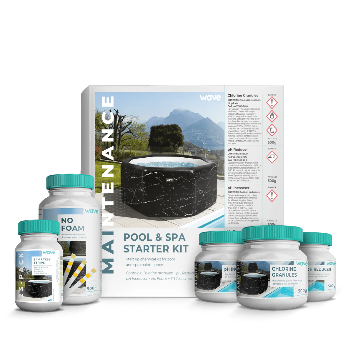 Wave Chemical Starter Kit | The 500g Collection