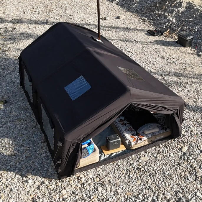 Coody Familia AirTent 17.2 Black Inflatable Tent House for Camping (2-10 Person)