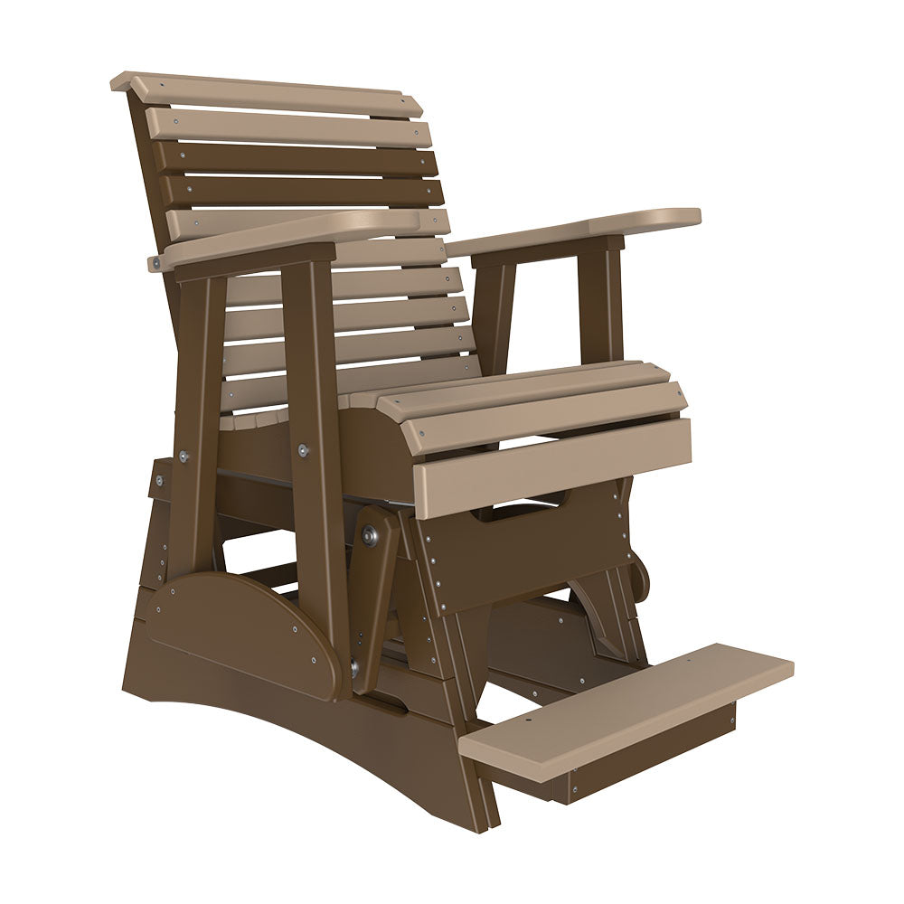 LuxCraft Poly 2' Plain Balcony Glider