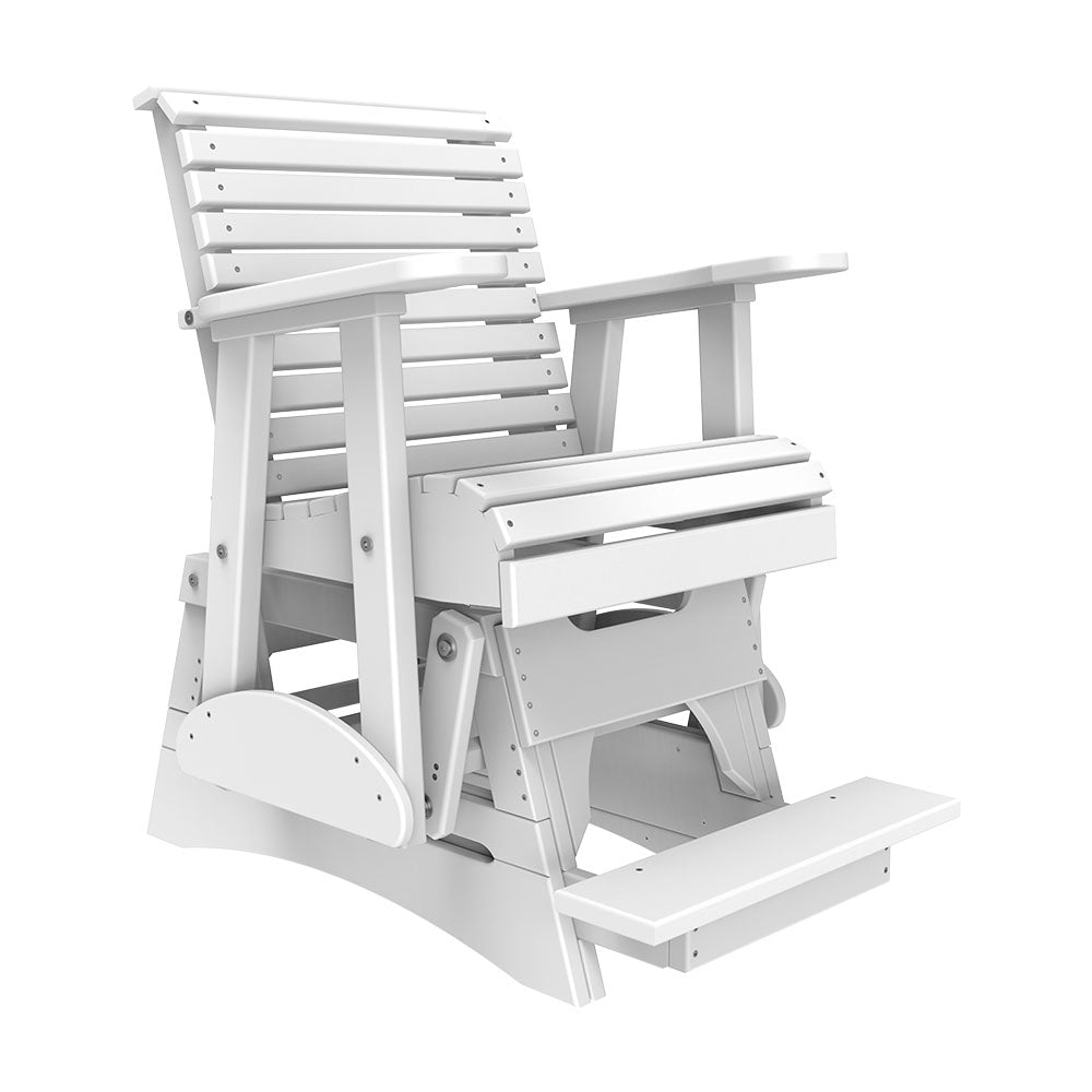 LuxCraft Poly 2' Plain Balcony Glider