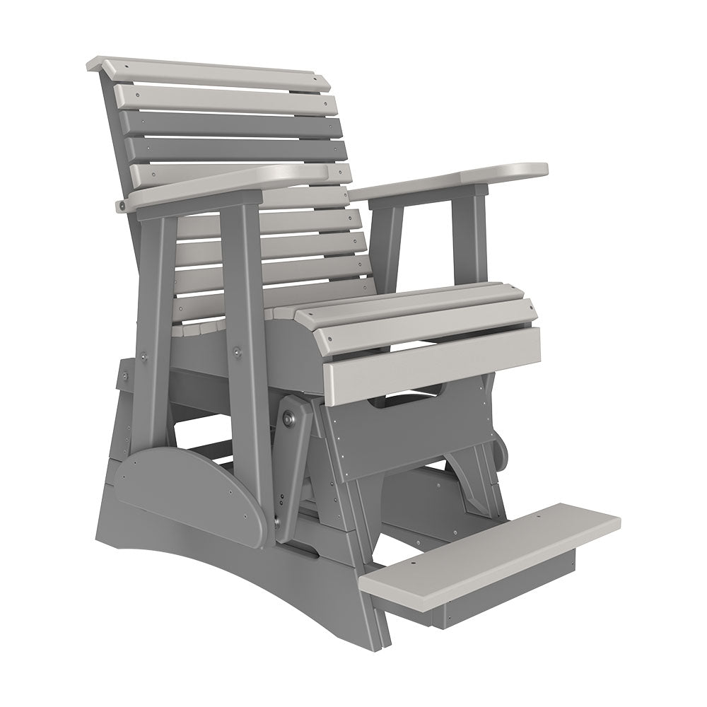 LuxCraft Poly 2' Plain Balcony Glider