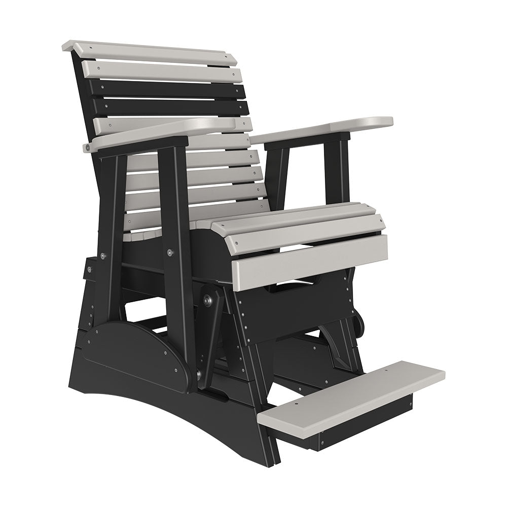 LuxCraft Poly 2' Plain Balcony Glider