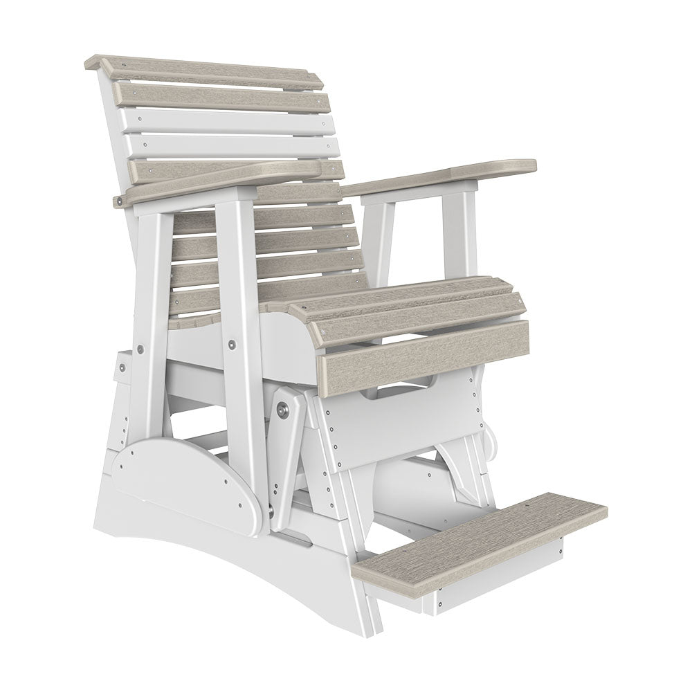 LuxCraft Poly 2' Plain Balcony Glider