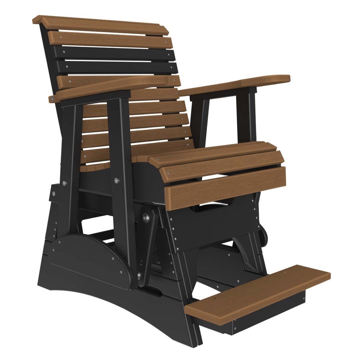 LuxCraft Poly 2' Plain Balcony Glider