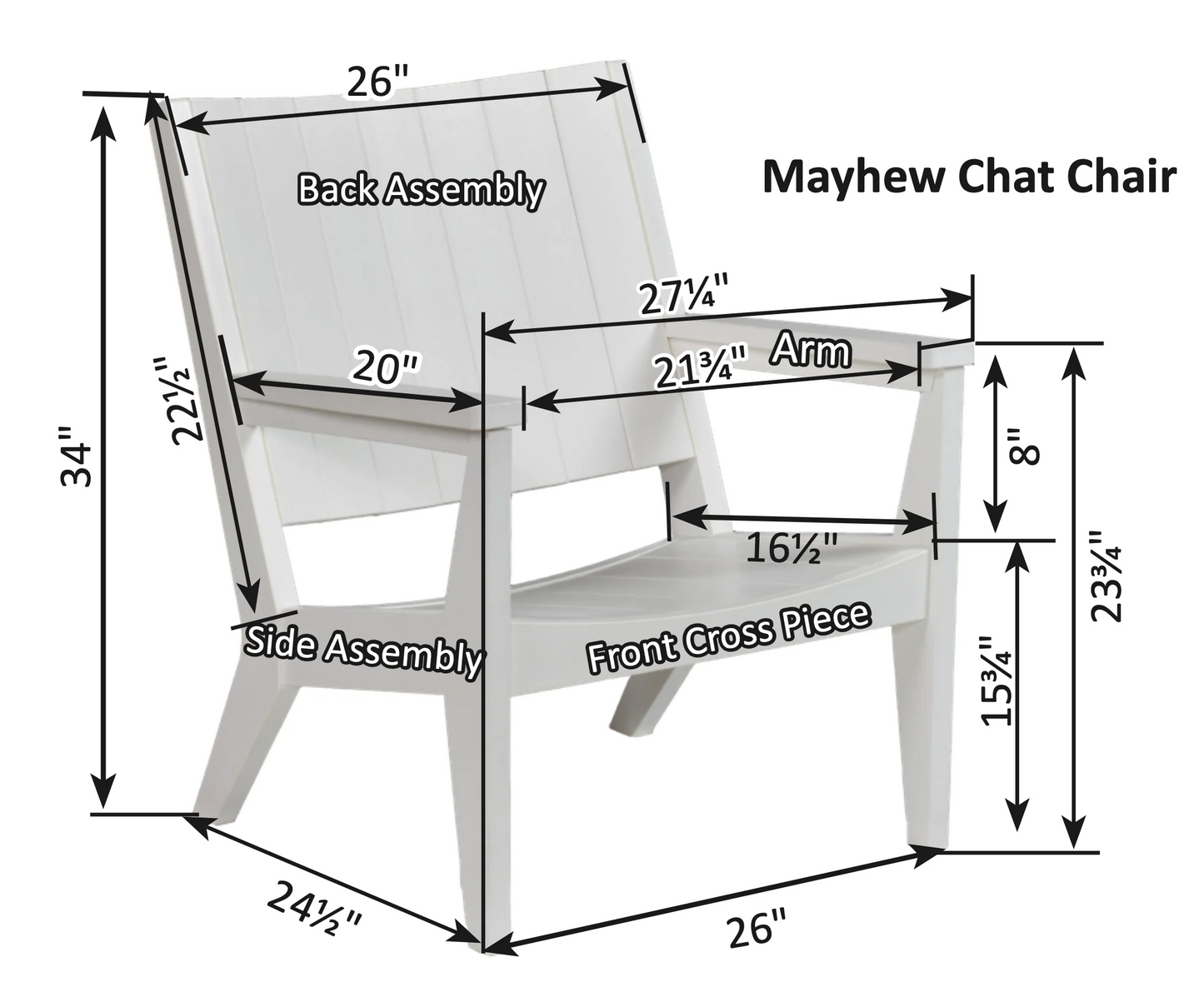 Berlin Gardens Mayhew Chat Chair
