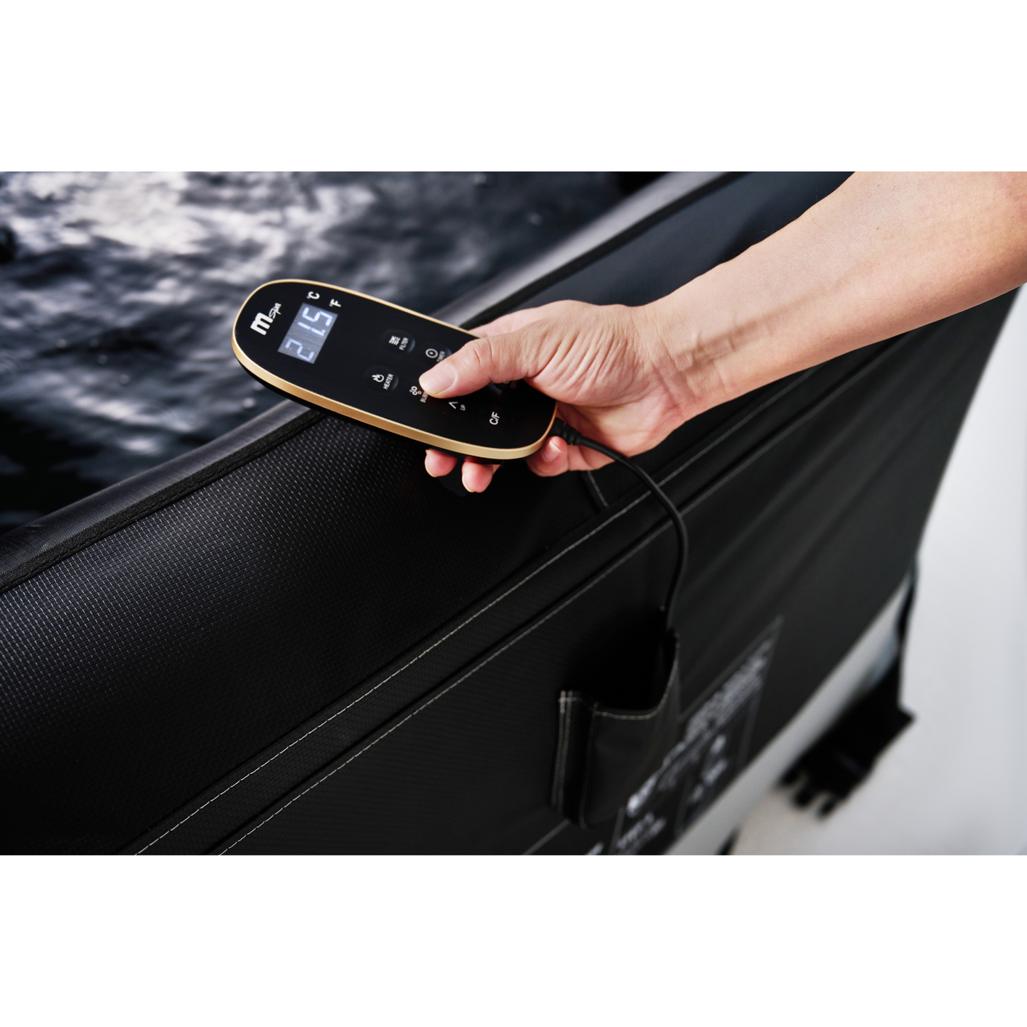 MSpa Premium Series Portland 6 Person Portable Outdoor Hot Tub Spa