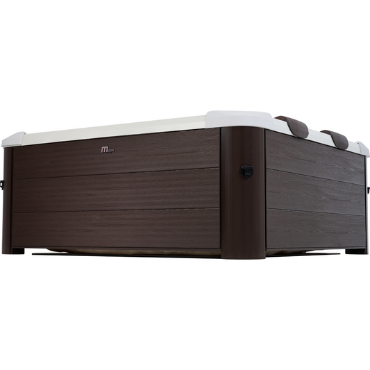 MSpa Frame Series Tribeca Square 4-6 Person Portable Outdoor Hot Tub Spa