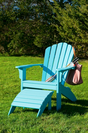 Seaside Casual Coastline Harbor View Foot Stool