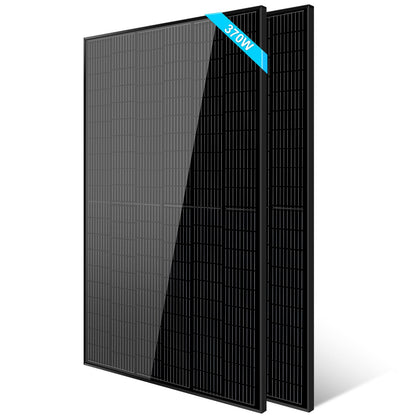 SunGoldPower 370W/ 415W/ 500W Mono Black PERC Solar Panel UL 61730 CEC Listed