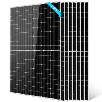 SunGoldPower 450/ 550 Watt Monocrystalline PERC Solar Panel UL 61730 CEC Listed