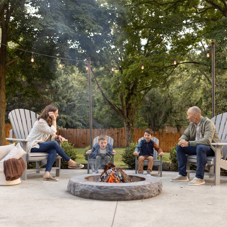 Berlin Gardens Comfo Back Upright Adirondack Chair