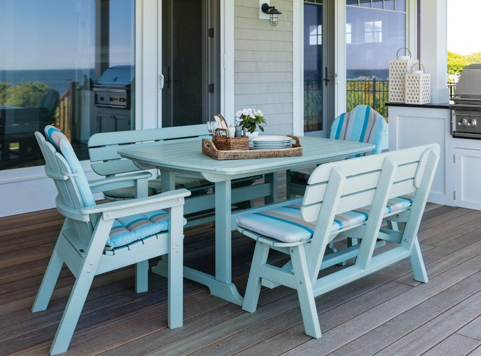 Seaside Casual Poly Adirondack Classic Dining Chair