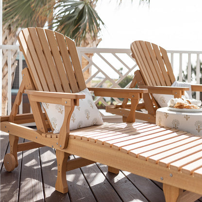 Berlin Gardens Comfo Back Adirondack Chaise Lounge