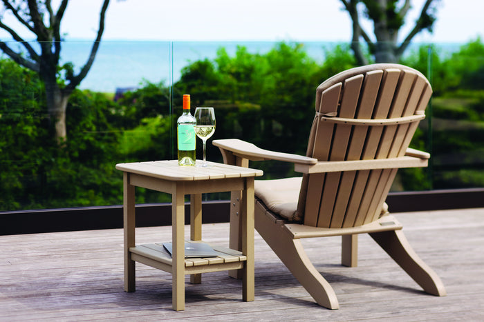 Seaside Casual Poly Adirondack Shellback Chair