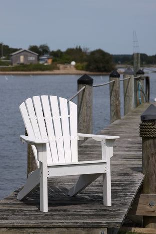 Seaside Casual Poly Adirondack Shellback Chair