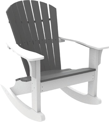 Seaside Casual Poly Adirondack Shellback Rocker