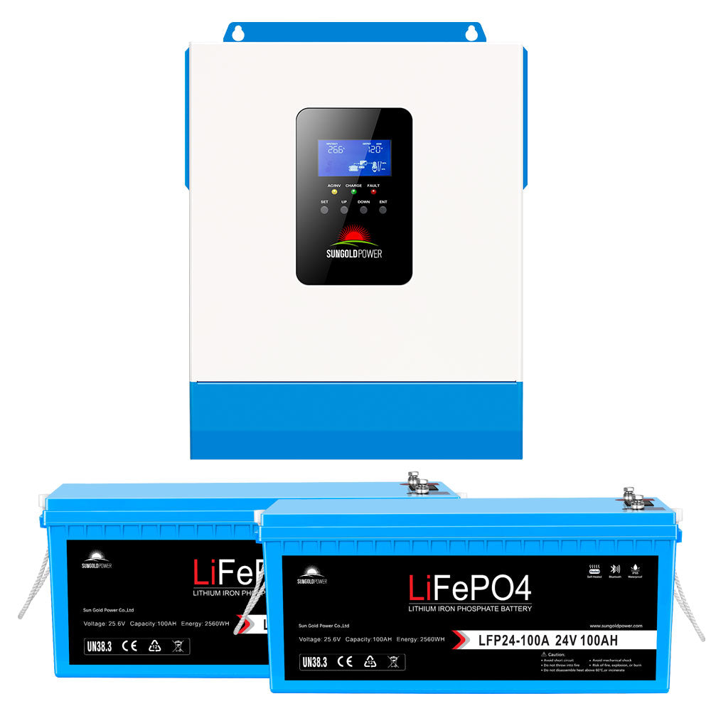 SunGoldPower 3000W 24V Solar Inverter Charger