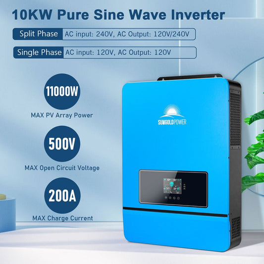 SunGoldPower 20KW 48V Split Phase Solar Inverter(2 Units Parallel)