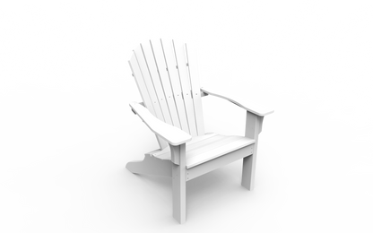 Seaside Casual Poly Adirondack Shellback Chair