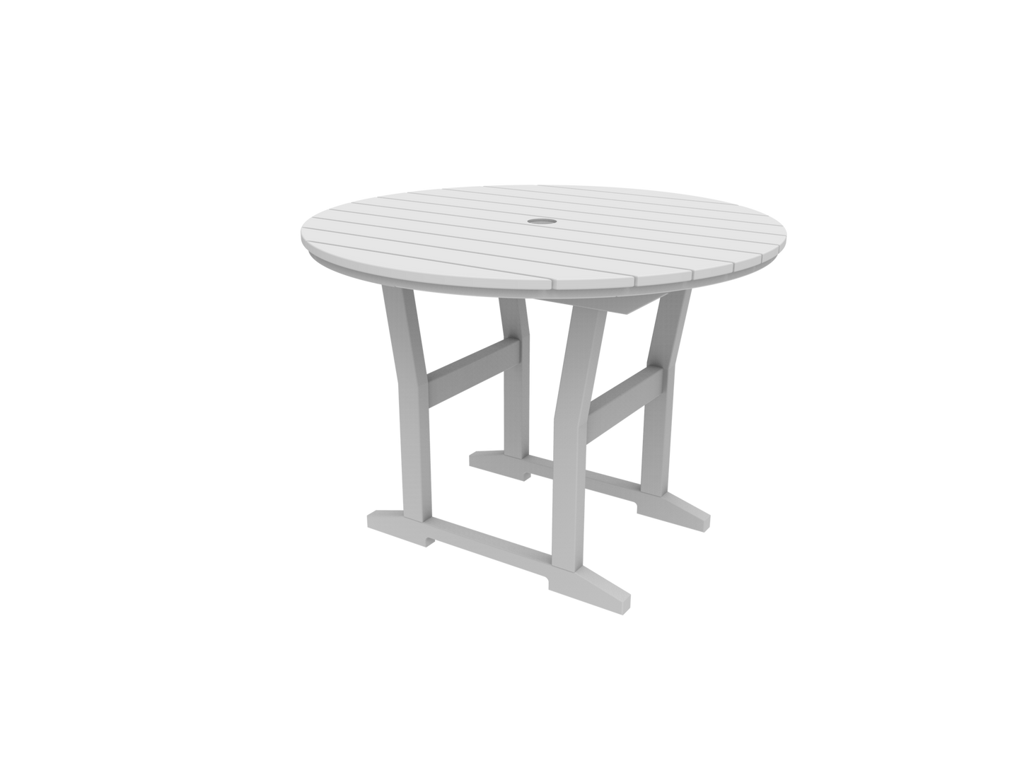 Seaside Casual Poly Coastline Café Round Dining Table