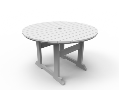 Seaside Casual Poly Salem Round Dining Table 4'