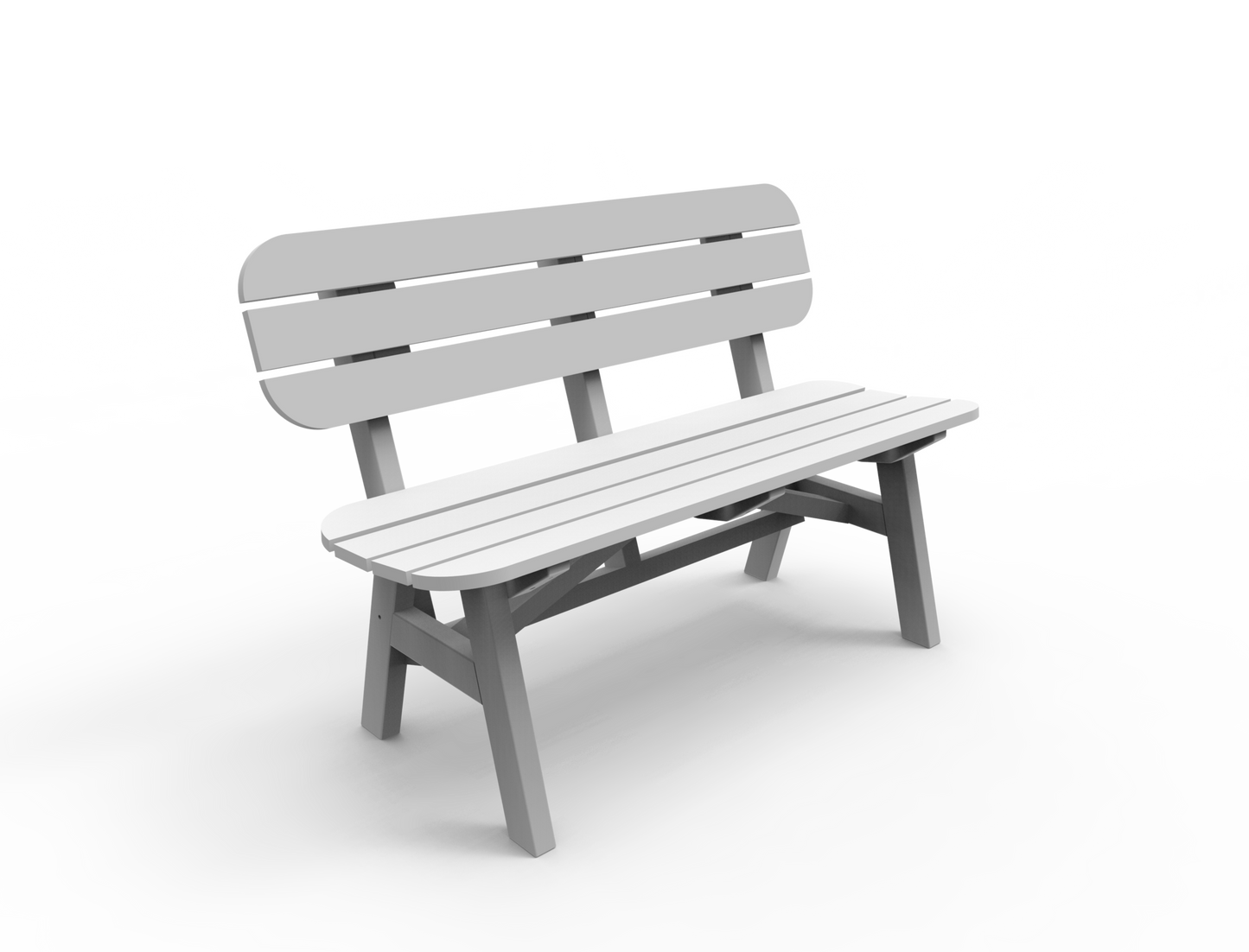 Seaside Casual Poly Portsmouth 4 ft. Bench