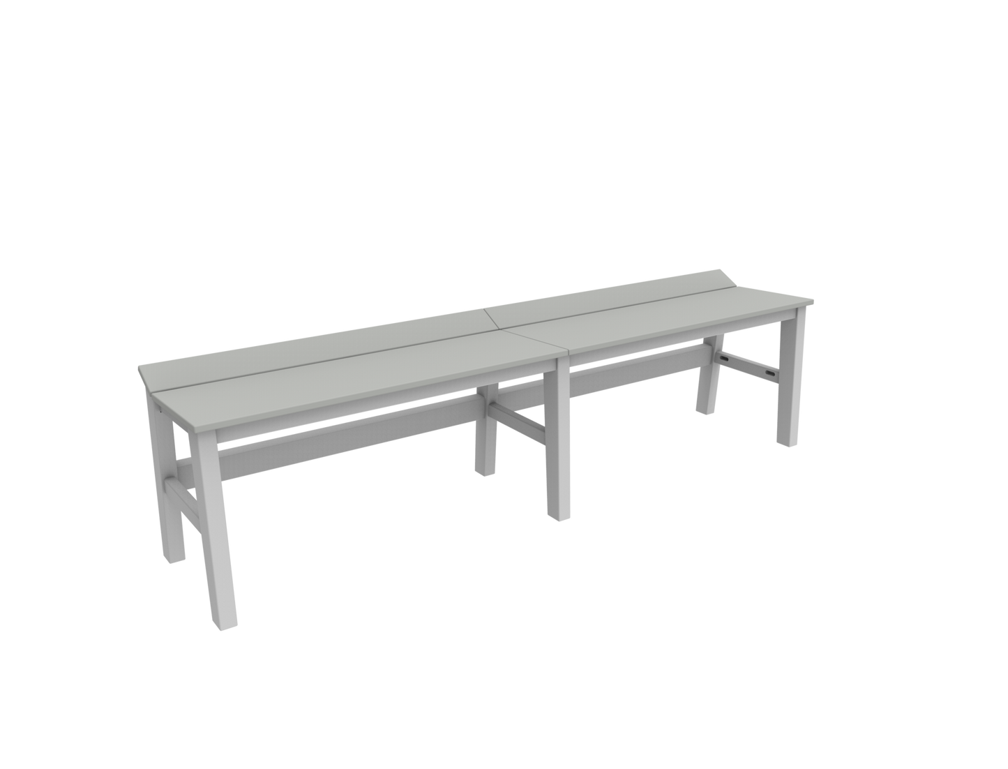 Seaside Casual Poly SYM 6 ft. Dining Bench