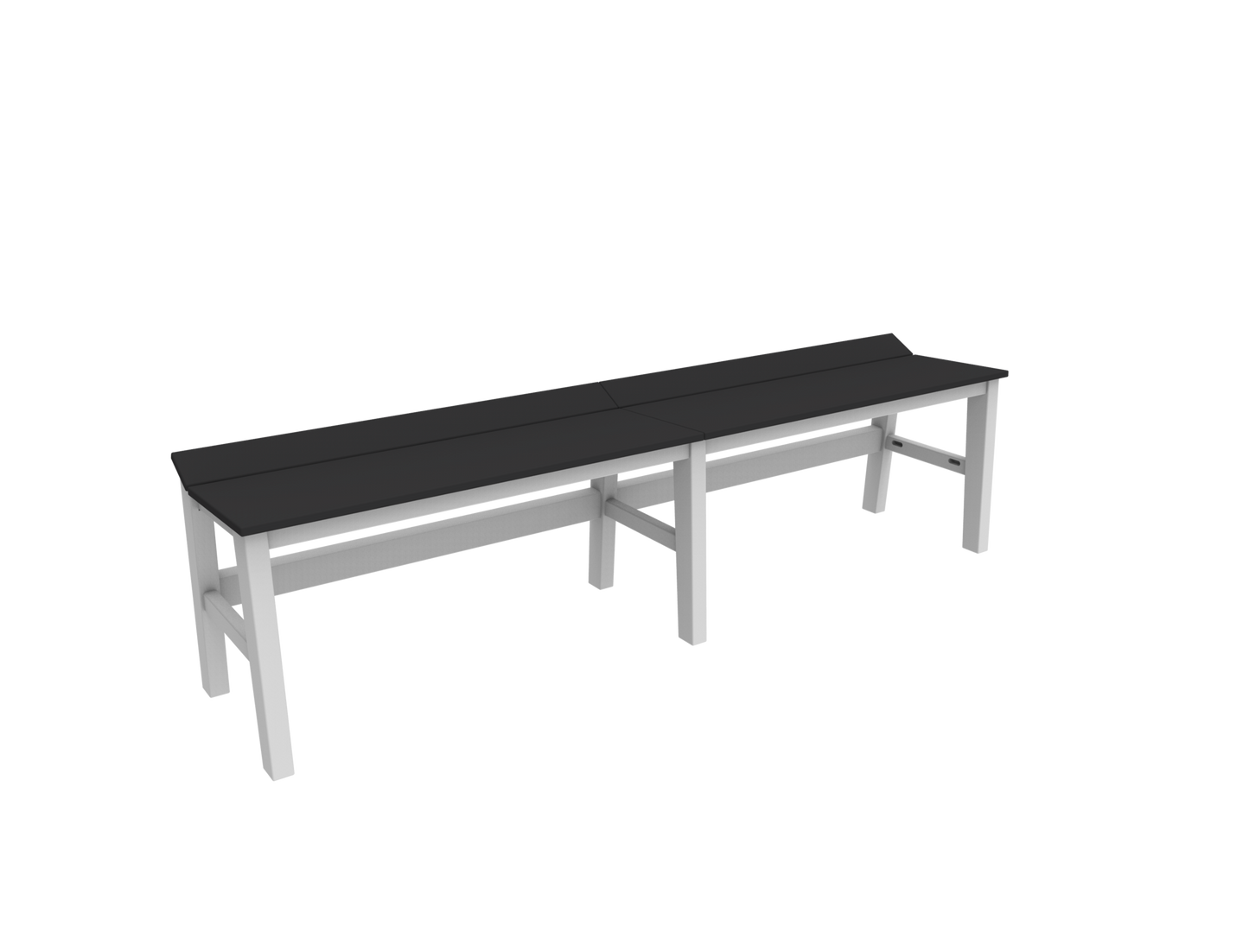 Seaside Casual Poly SYM 6 ft. Dining Bench