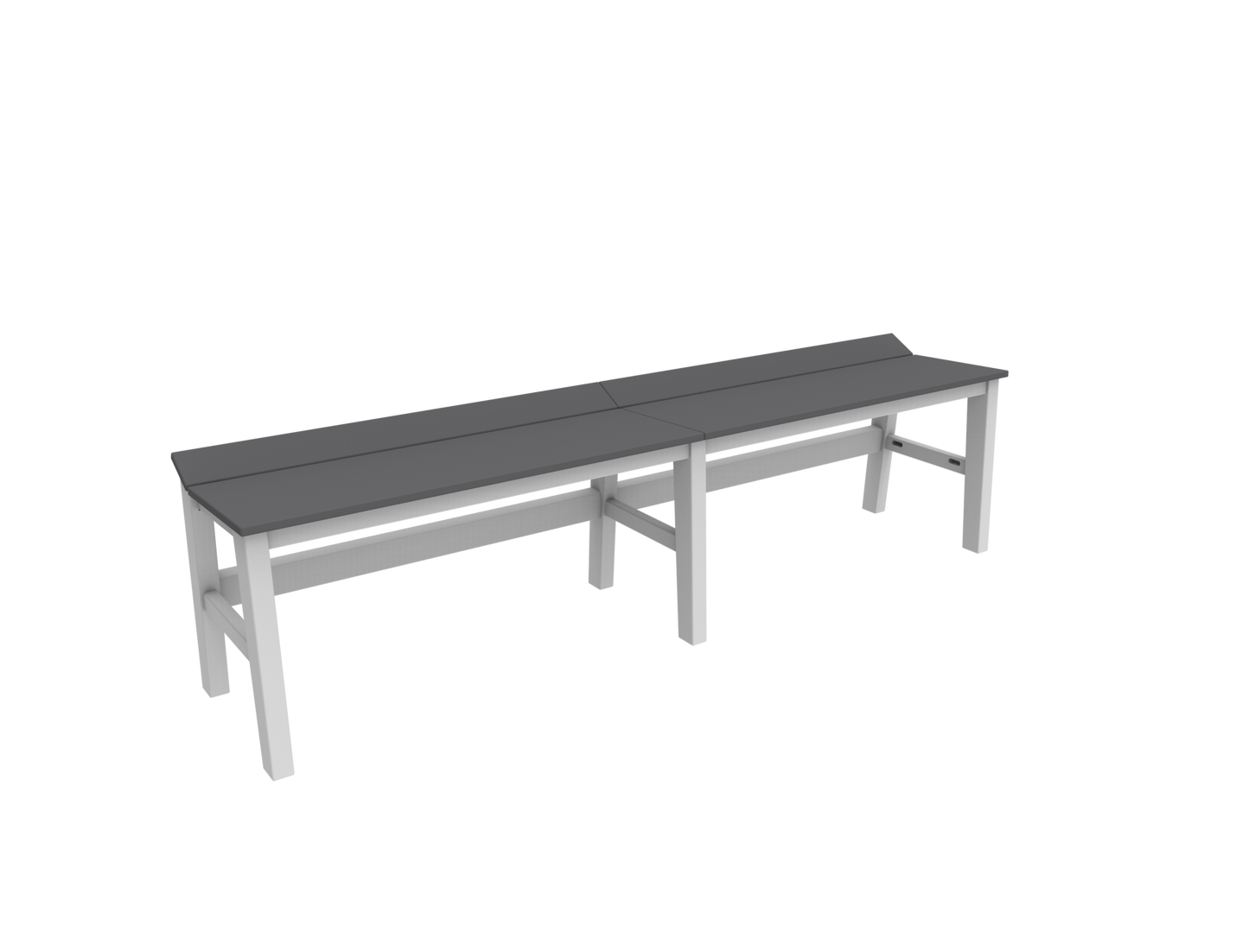 Seaside Casual Poly SYM 6 ft. Dining Bench