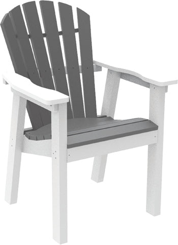 Seaside Casual Poly Adirondack Shellback Dining Chair