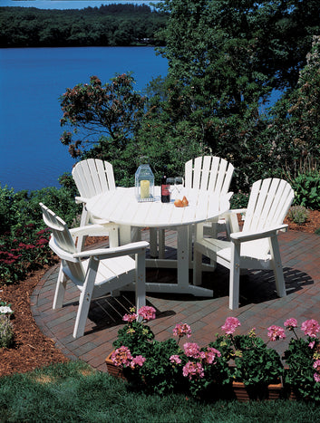 Seaside Casual Poly Adirondack Shellback Dining Chair