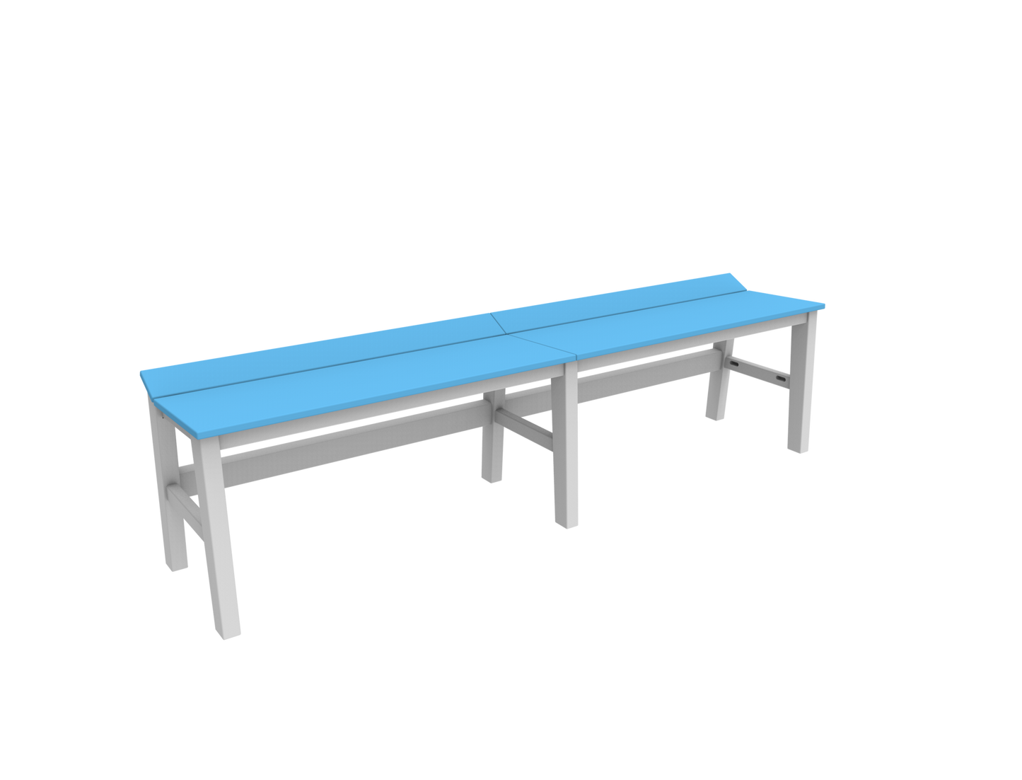 Seaside Casual Poly SYM 6 ft. Dining Bench