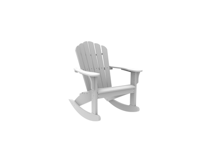 Seaside Casual Poly Coastline Harbor View Adirondack Rocker