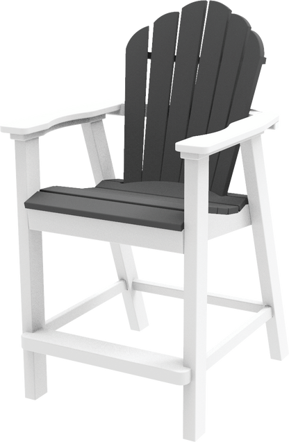 Seaside Casual Poly Adirondack Classic Balcony Chair