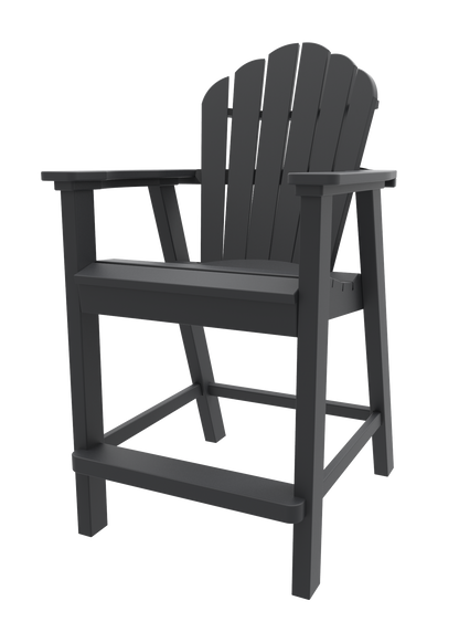 Seaside Casual Poly Adirondack Classic Balcony Chair