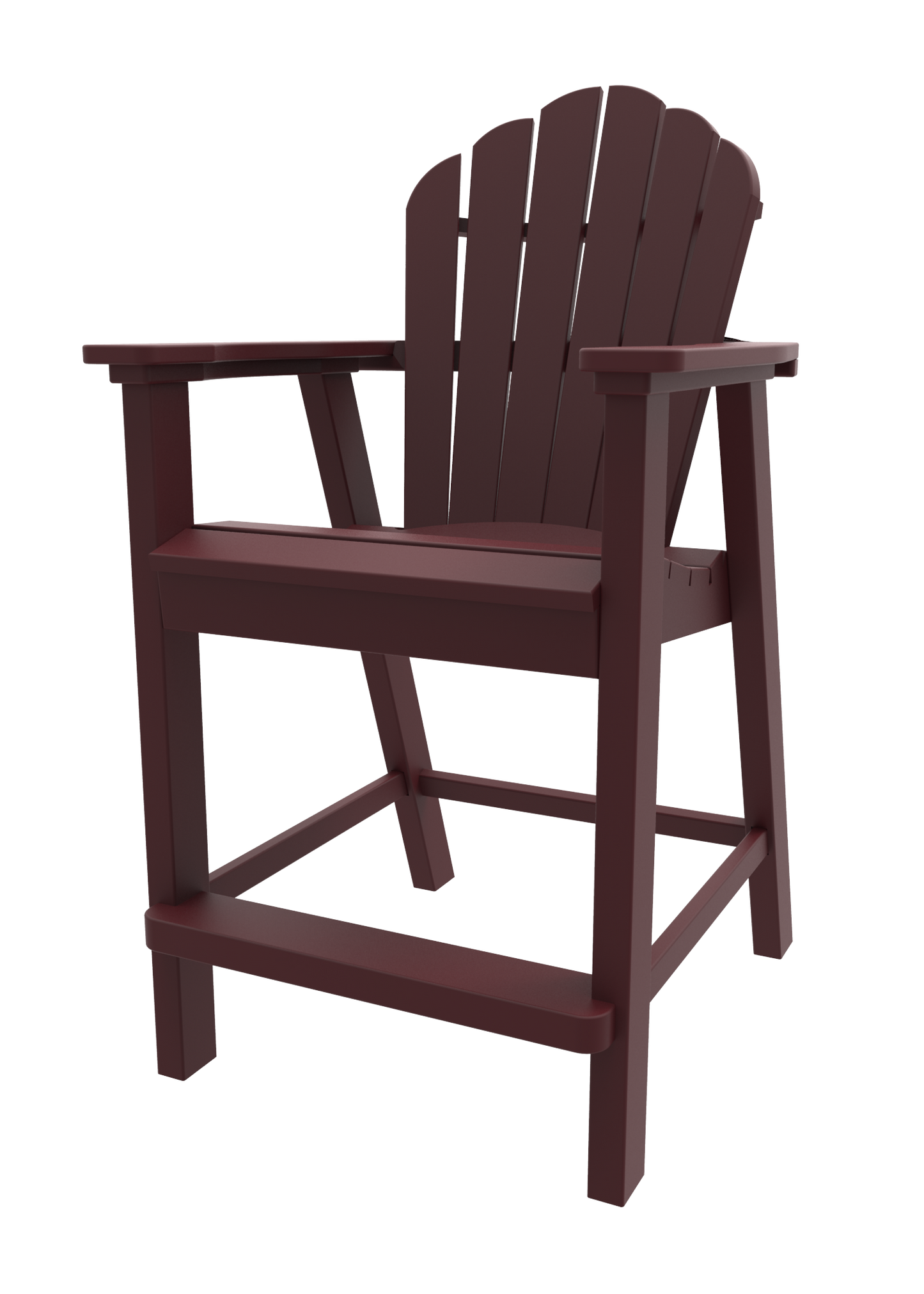 Seaside Casual Poly Adirondack Classic Balcony Chair