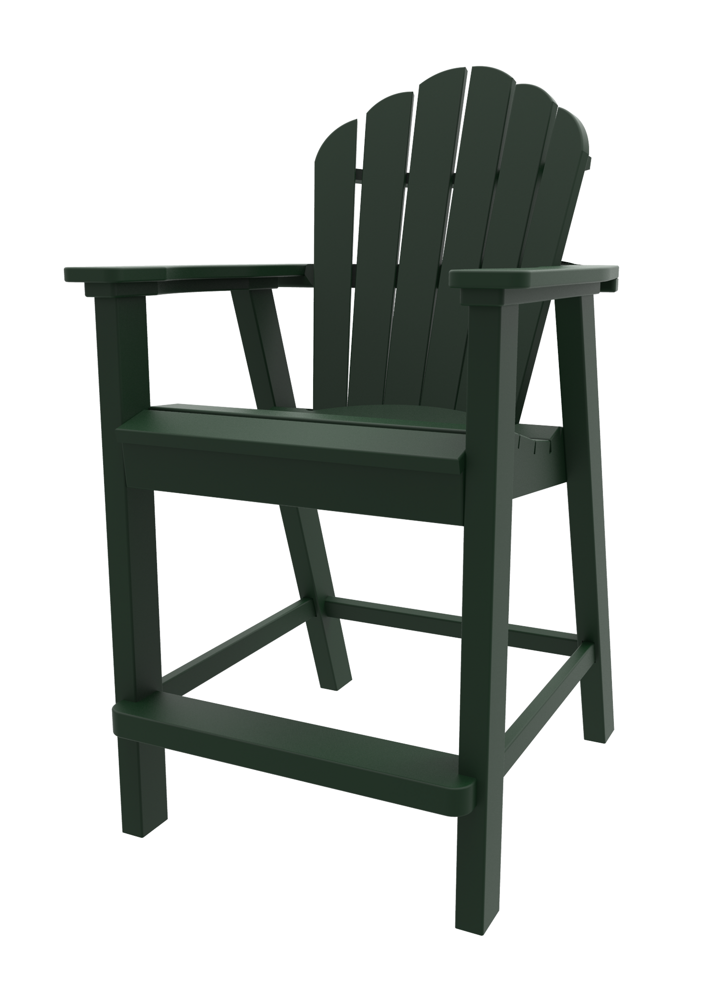 Seaside Casual Poly Adirondack Classic Balcony Chair