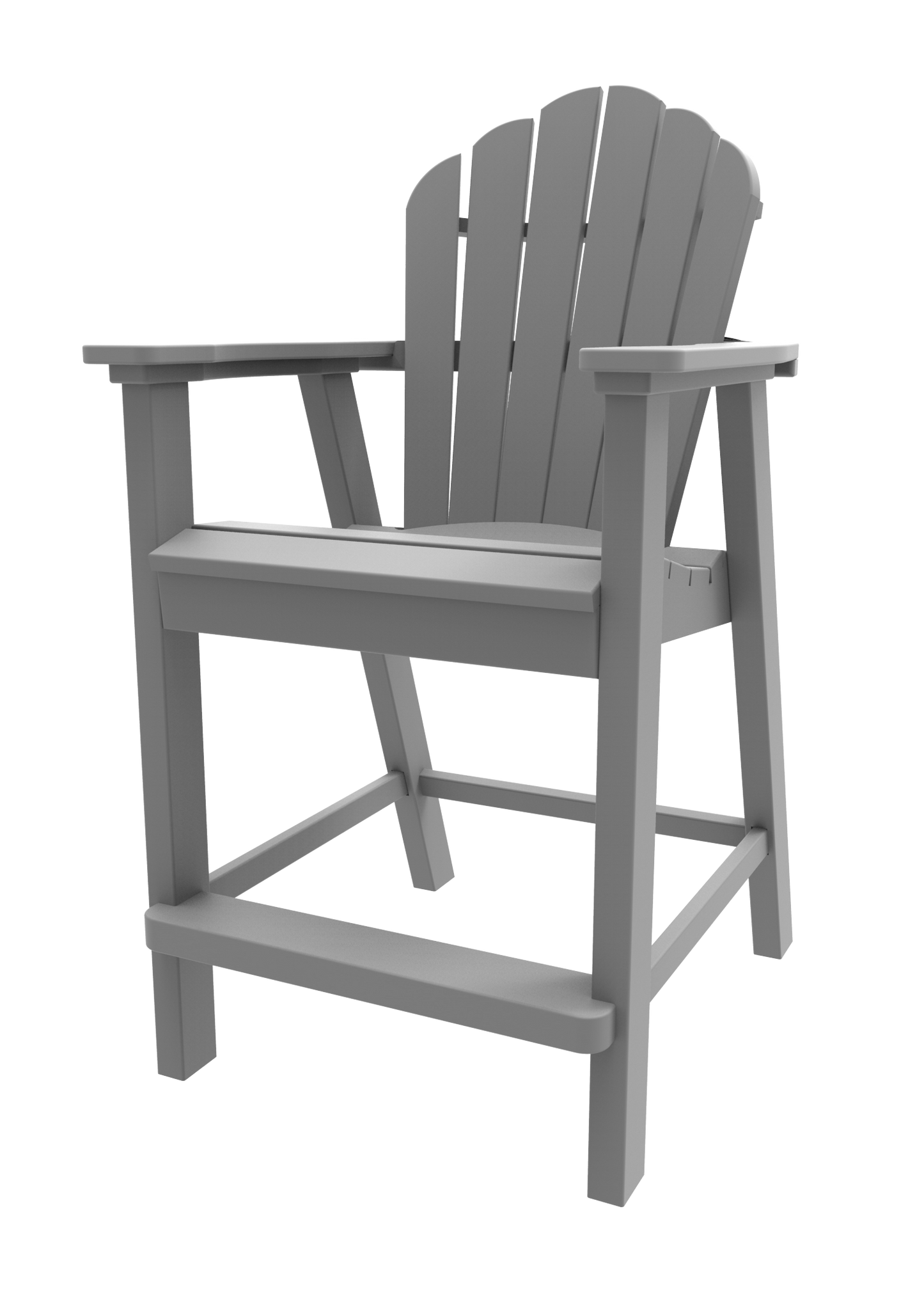 Seaside Casual Poly Adirondack Classic Balcony Chair