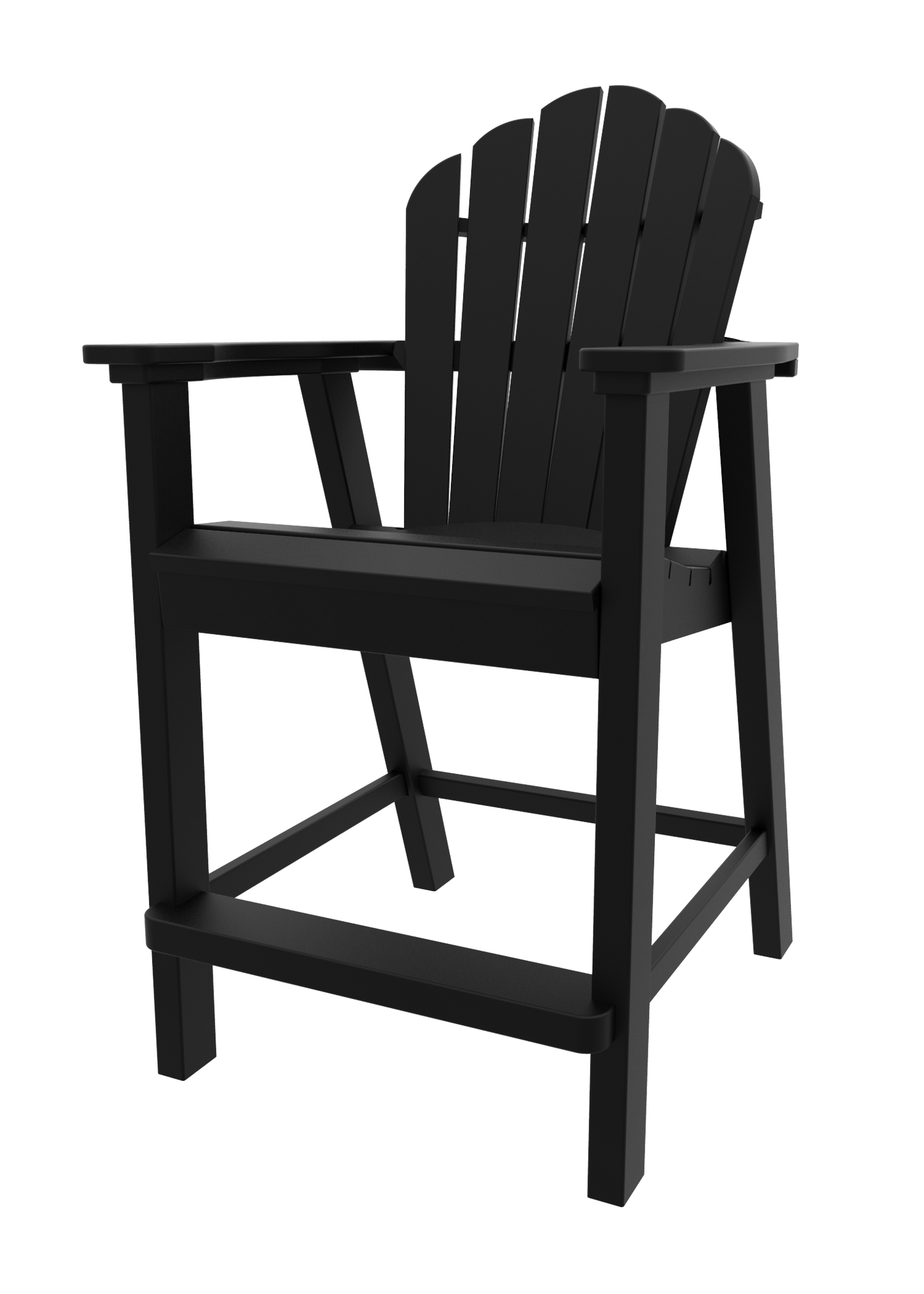 Seaside Casual Poly Adirondack Classic Balcony Chair