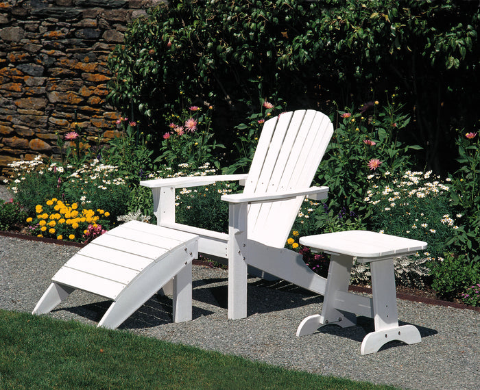 Seaside Casual Poly Adirondack Foot Stool