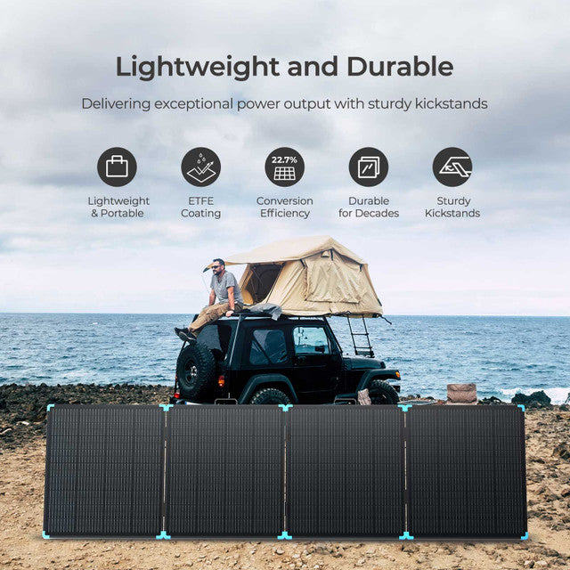 Renogy 400W Lightweight Portable Solar Panel Suitcase