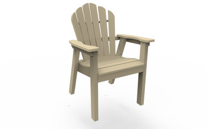 Seaside Casual Poly Adirondack Classic Dining Chair