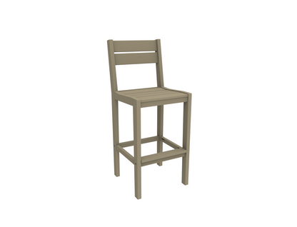 Seaside Casual Poly Coastline Café Bar Chair