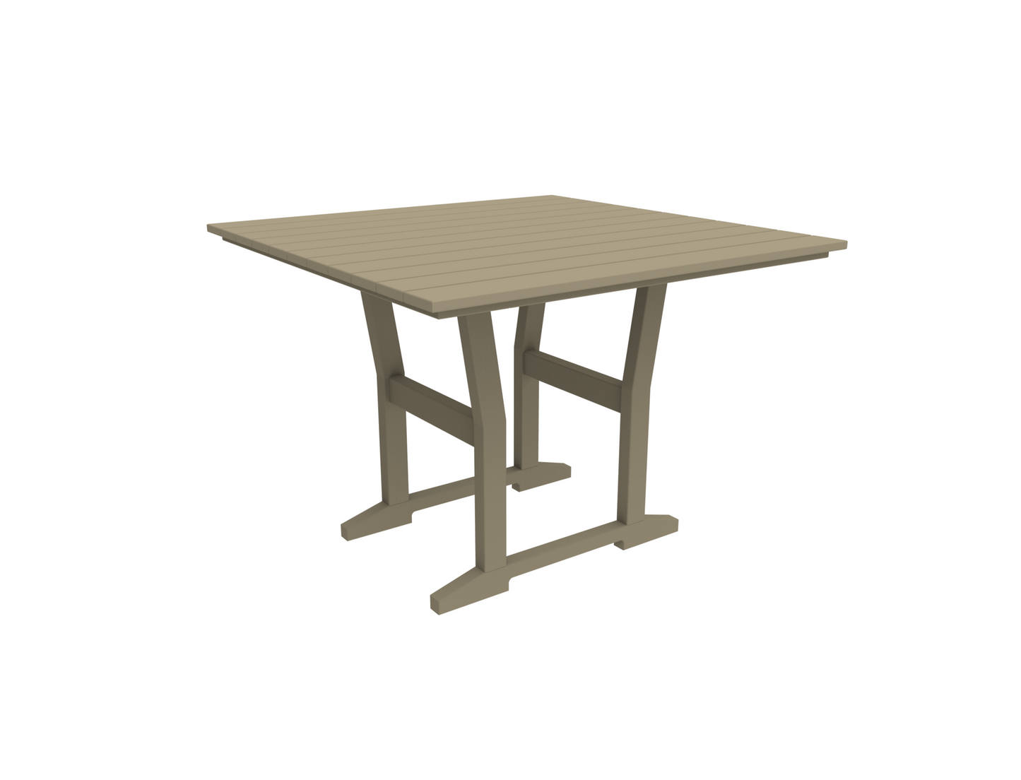 Seaside Casual Poly Coastline Café Square Dining Table