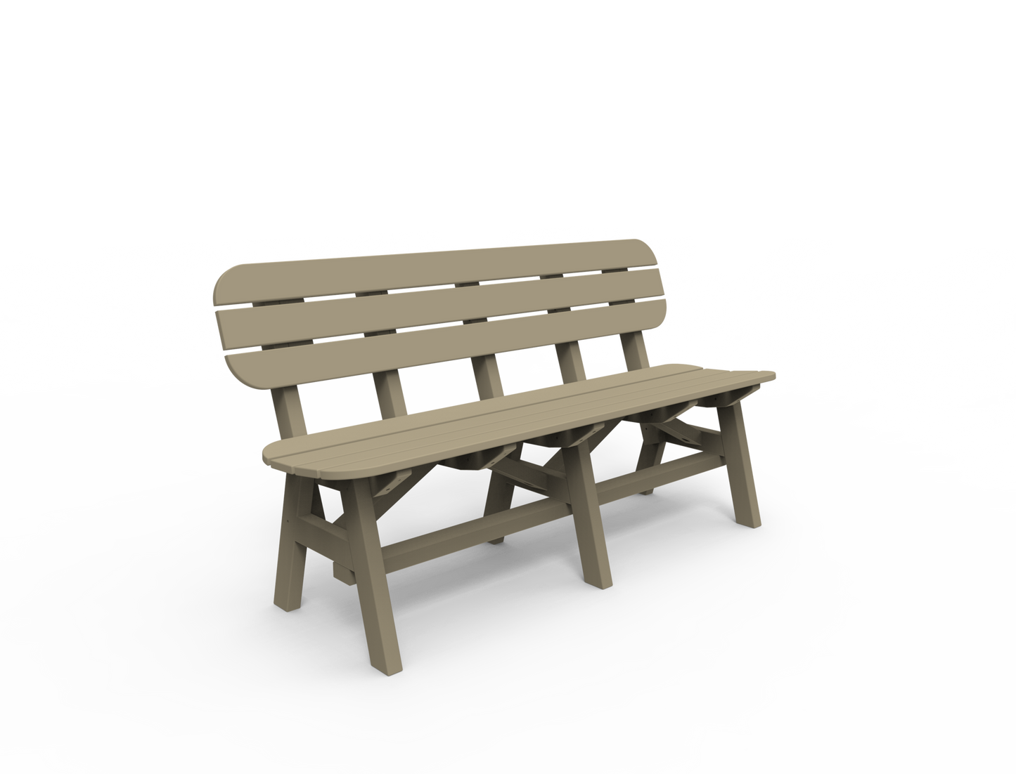 Seaside Casual Poly Portsmouth 5 ft. Bench