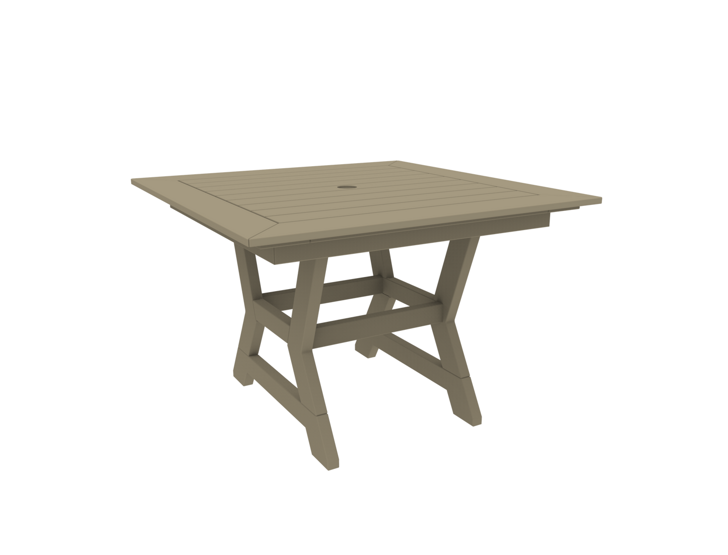 Seaside Casual Poly SYM Dining Table 44" x 44"