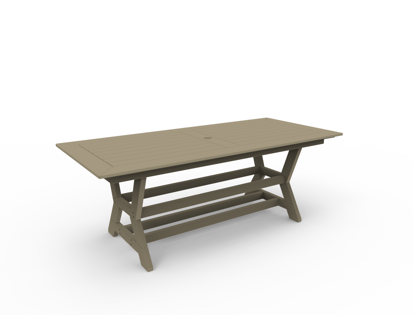 Seaside Casual Poly SYM 36 x 80 Dining Table