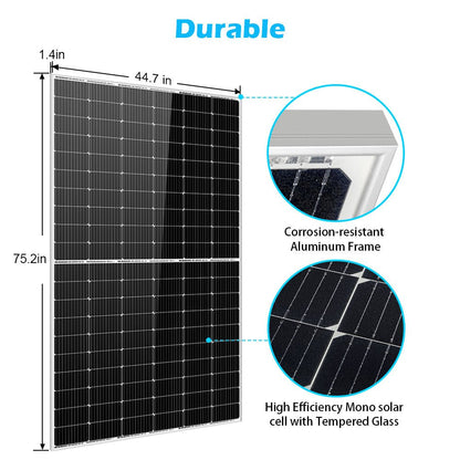 SunGoldPower 450 Watt Monocrystalline PERC Solar Panel UL 61730 CEC Listed