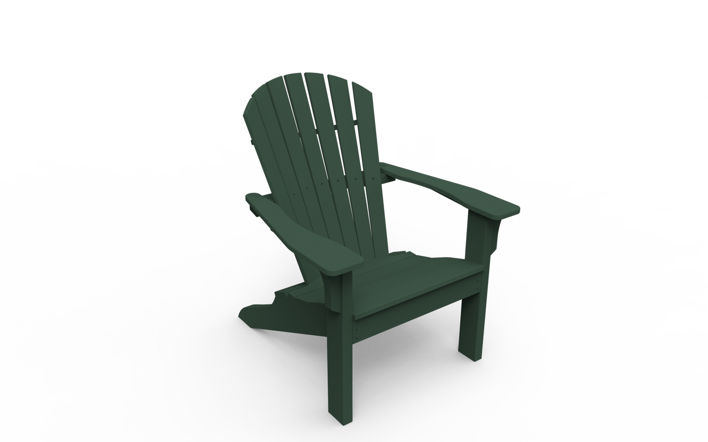 Seaside Casual Poly Adirondack Shellback Chair